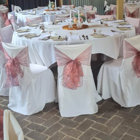 Our function room beautifully decorated to the theme of the bridal party.